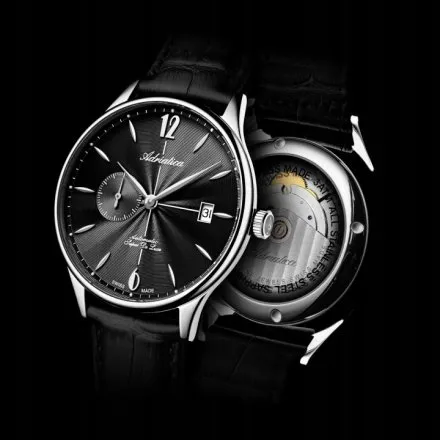 Adriatica Zegarek Męski Automatic Super de Luxe srebrny z paskiem A1230.5254A