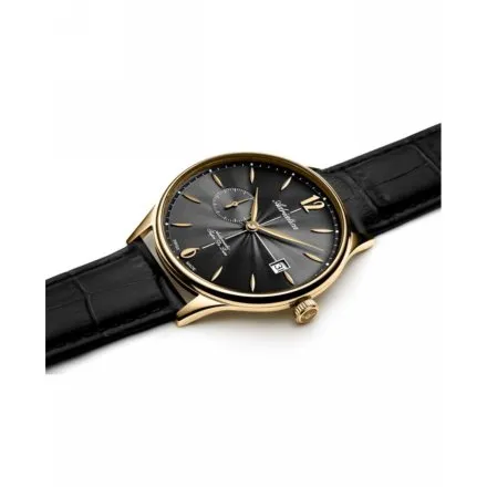 Adriatica Zegarek Męski Automatic Super de Luxe złoty z paskiem A1230.1254A