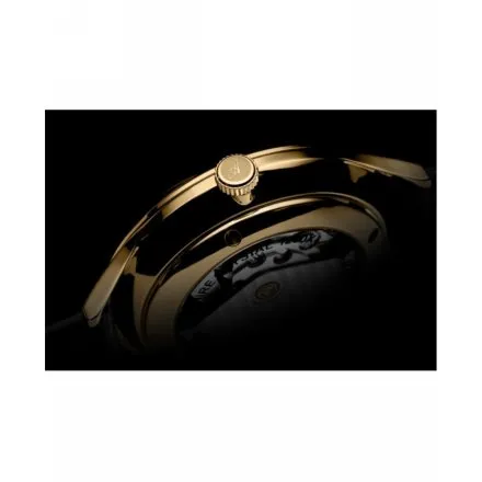 Adriatica Zegarek Męski Automatic Super de Luxe złoty z paskiem A1230.1253A
