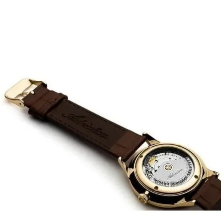 Adriatica Zegarek Męski Automatic Super de Luxe złoty z paskiem A1230.1B51A