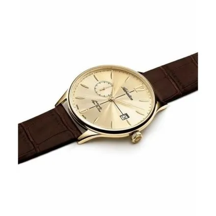 Adriatica Zegarek Męski Automatic Super de Luxe złoty z paskiem A1230.1B51A
