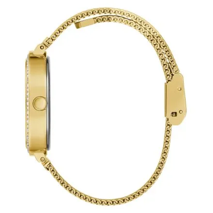 Złoty zegarek damski Guess z bransoletą Tapestry GW0354L2