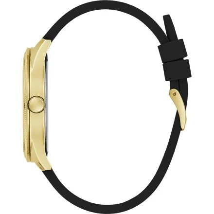 Guess Reputation zegarek męski na pasku złoto-czarny GW0726G2