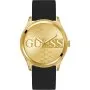 Guess Reputation zegarek męski na pasku złoto-czarny GW0726G2