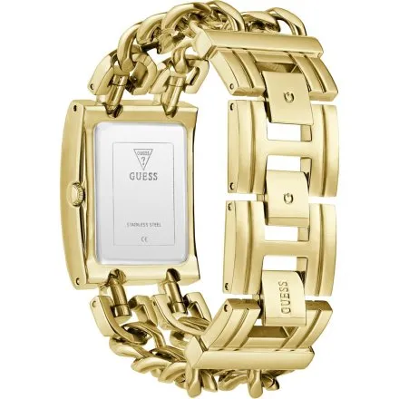 Guess Mod Heavy Metal złoty zegarek damski z łańcuchami GW0740L3