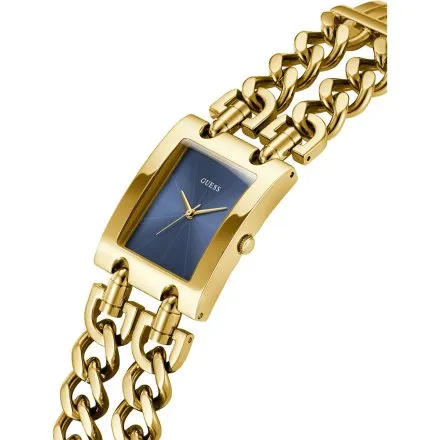 Guess Mod Heavy Metal złoty zegarek damski z łańcuchami GW0740L3