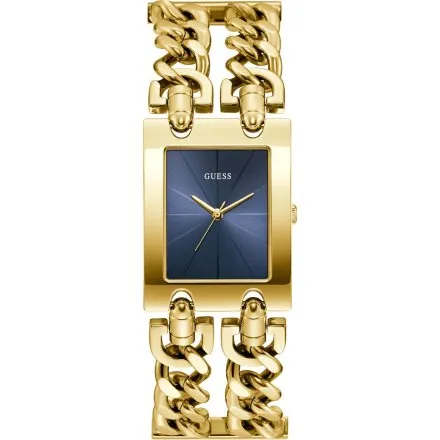 Guess Mod Heavy Metal złoty zegarek damski z łańcuchami GW0740L3