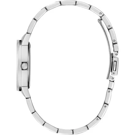 Guess Charlotte zegarek damski srebrny delikatny z kryształkami i błękitną tarczą GW0767L6