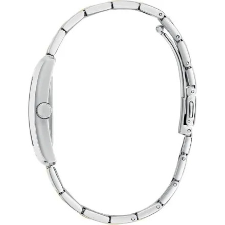 Guess Bonnie złoto-srebrny zegarek damski na bransolecie prostokątna koperta GW0876L3