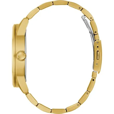 Guess Trey złoty zegarek męski granatowa tarcza multidata GW0963G2