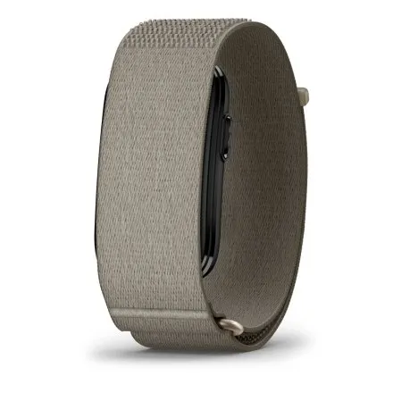 Beżowa opaska Garmin CIRQA Smart Band French grey S-M 010-04675-11