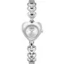 Guess Valerie srebrny zegarek damski na bransolecie serce GW0992L1
