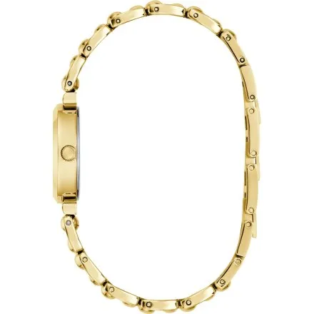 Guess Leena zegarek damski złoty ze srebrną tarczą na bransolecie GW0994L2