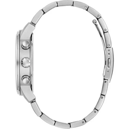 Srebrny zegarek męski Guess Parker z bransoletką GW1006G1
