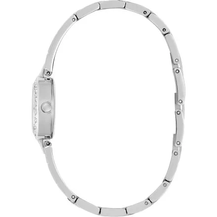Guess Cassidy srebrny zegarek damski na bransolecie kryształki GW1016L1