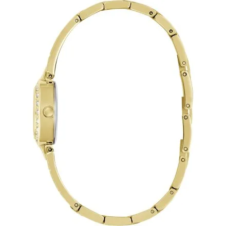 Guess Cassidy złoty zegarek damski na bransolecie kryształki GW1016L2