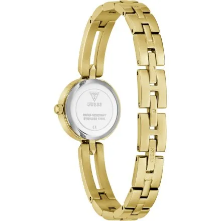 Guess Cassidy złoty zegarek damski na bransolecie kryształki GW1016L2