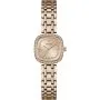 Guess Hazel różowozłoty zegarek damski na bransolecie kryształki GW1018L4