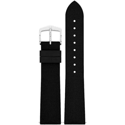Czarny pasek do zegarka 20 mm HIRSCH Arne 0925090050-2-20 (L)