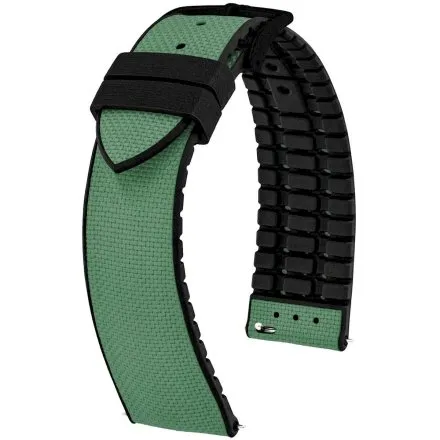 Ciemnozielony pasek do zegarka 20 mm HIRSCH Arne 0925090045-5-20 (L)