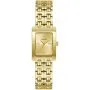 Guess Cove złoty zegarek damski prostokątny na bransolecie GW1026L2