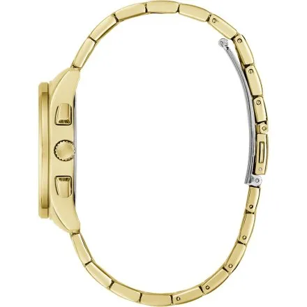 Guess Birdie zegarek damski złoty na bransolecie multidata GW1031L2