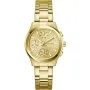 Guess Birdie zegarek damski złoty na bransolecie multidata GW1031L2