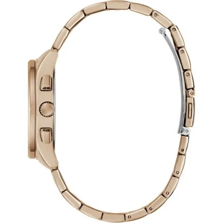 Guess Birdie zegarek damski różowozłoty na bransolecie multidata GW1031L4