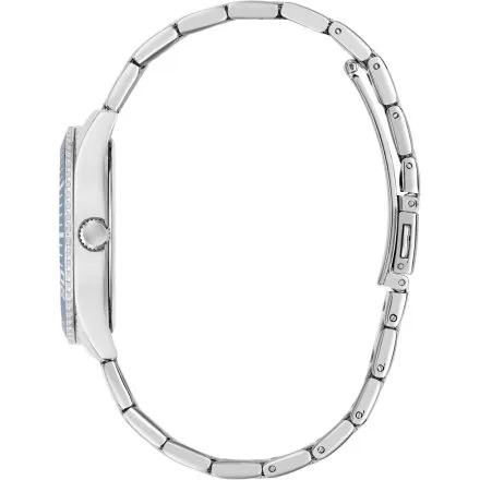 Guess Mariana srebrny zegarek damski z błyszczącą tarczą GW1035L1