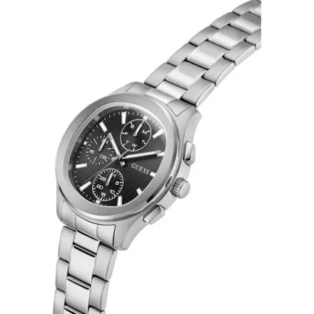 Guess Palmer zegarek męski na bransolecie srebrny multidata GW1048G1