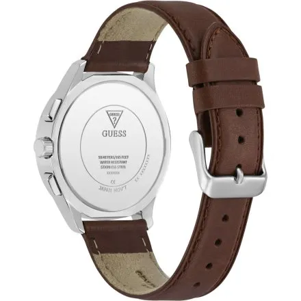 Guess Palmer zegarek męski na pasku zielona tarcza multidata GW1049G1
