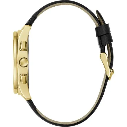 Guess Palmer zegarek męski na pasku czarna tarcza multidata GW1049G2
