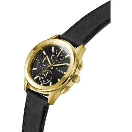 Guess Palmer zegarek męski na pasku czarna tarcza multidata GW1049G2