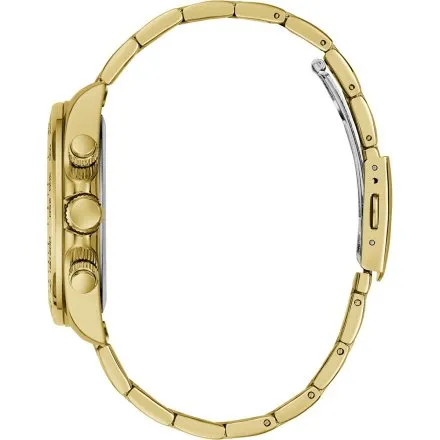 Guess Arthur zegarek męski na bransolecie złoty chronograf GW1058G2