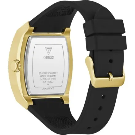 Guess Phoenix zegarek męski złoty na pasku błyszczący GW1066G2