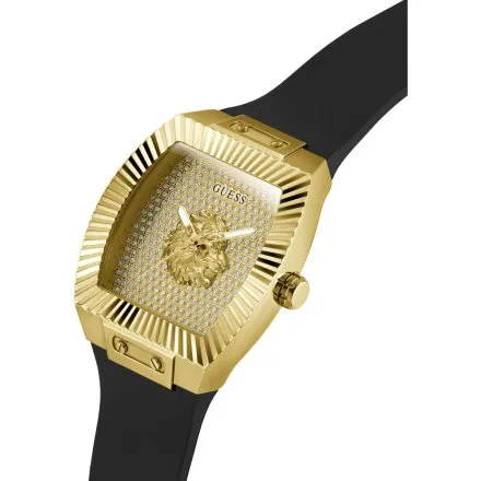 Guess Phoenix zegarek męski złoty na pasku błyszczący GW1066G2