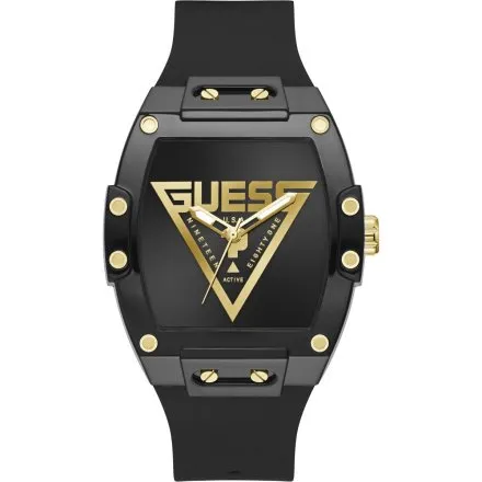 Guess Phoenix zegarek męski czarny na pasku masywny GW1072G2