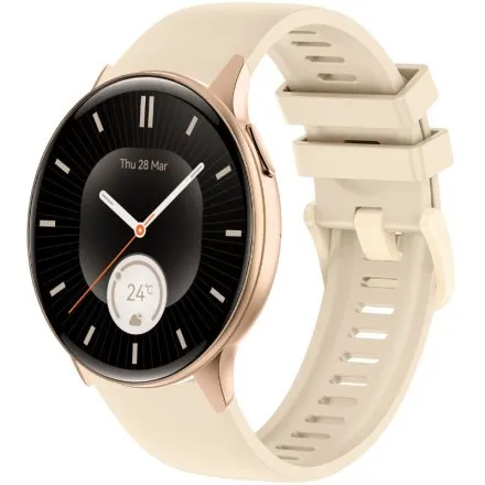 Rubicon RNCF51 różowozłoty smartwatch Amoled z funkcją rozmowy SMARUB400