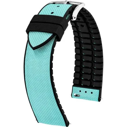 Miętowy pasek do zegarka 22 mm HIRSCH Arne 0925090081-2-22 (L)
