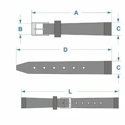Czarno-pomarańczowy pasek do zegarka 22 mm HIRSCH Arne 0927690050-2-22 (L)