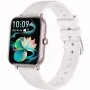 Rubicon RNCF53 różowy smartwatch na białym pasku z funkcją rozmowy SMARUB407
