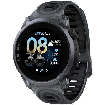 COROS Pace 4 Crystal Black Czarny ultralekki smartwatch sportowy AMOLED GPS WPACE4-CRY.BLK
