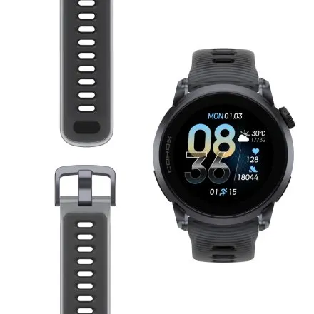 COROS Pace 4 Crystal Black Czarny ultralekki smartwatch sportowy AMOLED GPS WPACE4-CRY.BLK