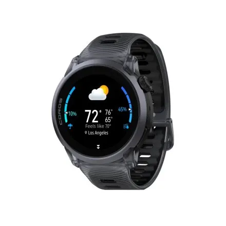 COROS Pace 4 Crystal Black Czarny ultralekki smartwatch sportowy AMOLED GPS WPACE4-CRY.BLK