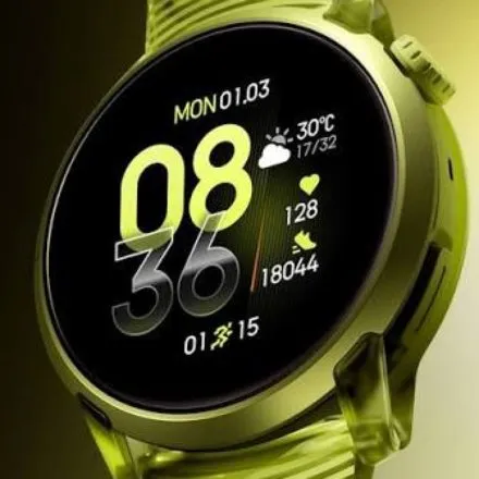 COROS Pace 4 Neon Yellow Aluminium żółty ultralekki smartwatch AMOLED GPS WPACE4-ALU.YEL