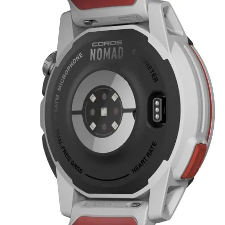 Coros Nomad Ash szaro-czerwony smartwatch z GPS
