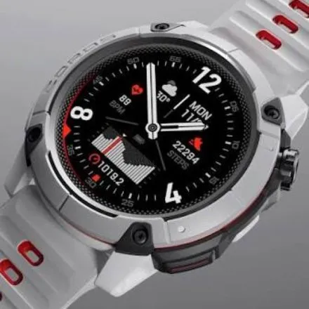 Coros Nomad Ash szaro-czerwony smartwatch z GPS