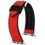 Czerwono-czarny Pasek Hirsch Apple Watch 20 mm HIRSCH Arne do Smartwatcha Apple Watch 0925090020AD-2-20