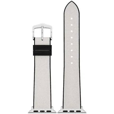 Szaro-czarny Pasek Hirsch Apple Watch 22 mm HIRSCH Arne do Smartwatcha Apple Watch 0925090030AD-2-22