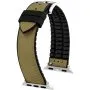 Zielono-czarny Pasek Hirsch Apple Watch 20 mm HIRSCH Arne do Smartwatcha Apple Watch 0925090040AD-2-20